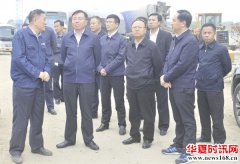 吉林省四平市市委副书记、代市长郭灵计到双辽市调研