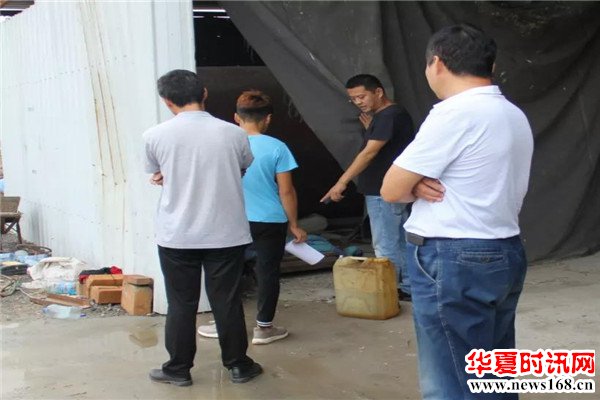 博兴县湖滨镇开展非法加油站点专项整治行动