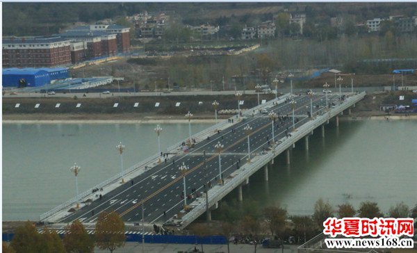 中交一公局海威公司卢氏建养一体化项目迎宾洛河大桥正式通车